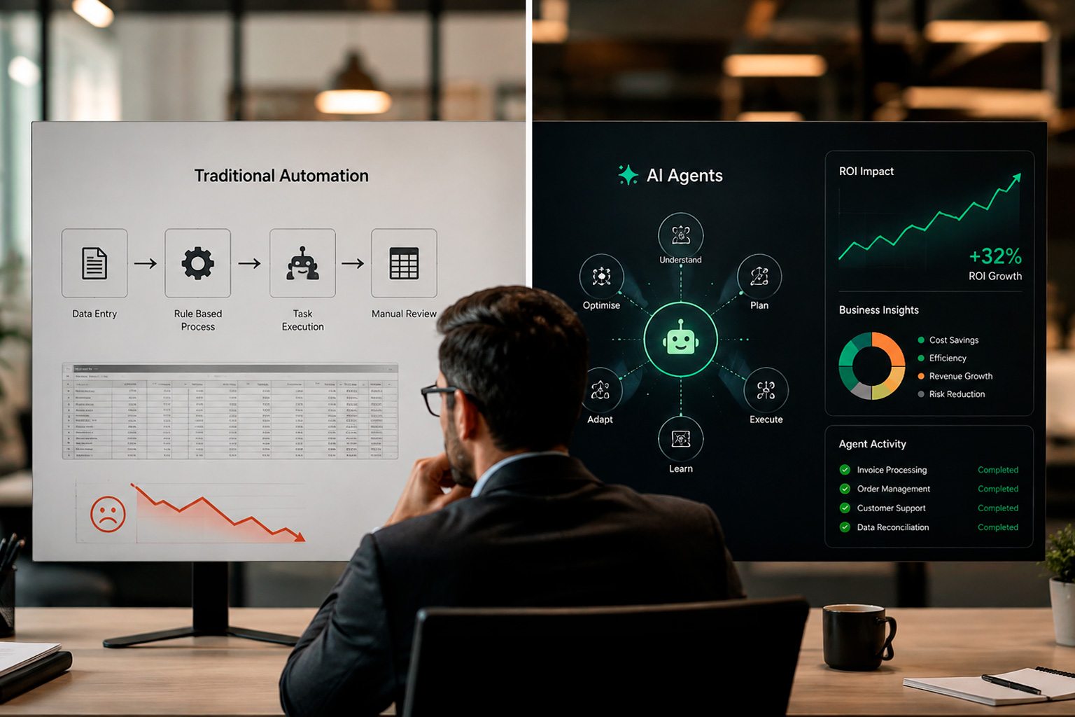 AI Agents vs. Traditional Automation: Which One Actually Delivers Better ROI?